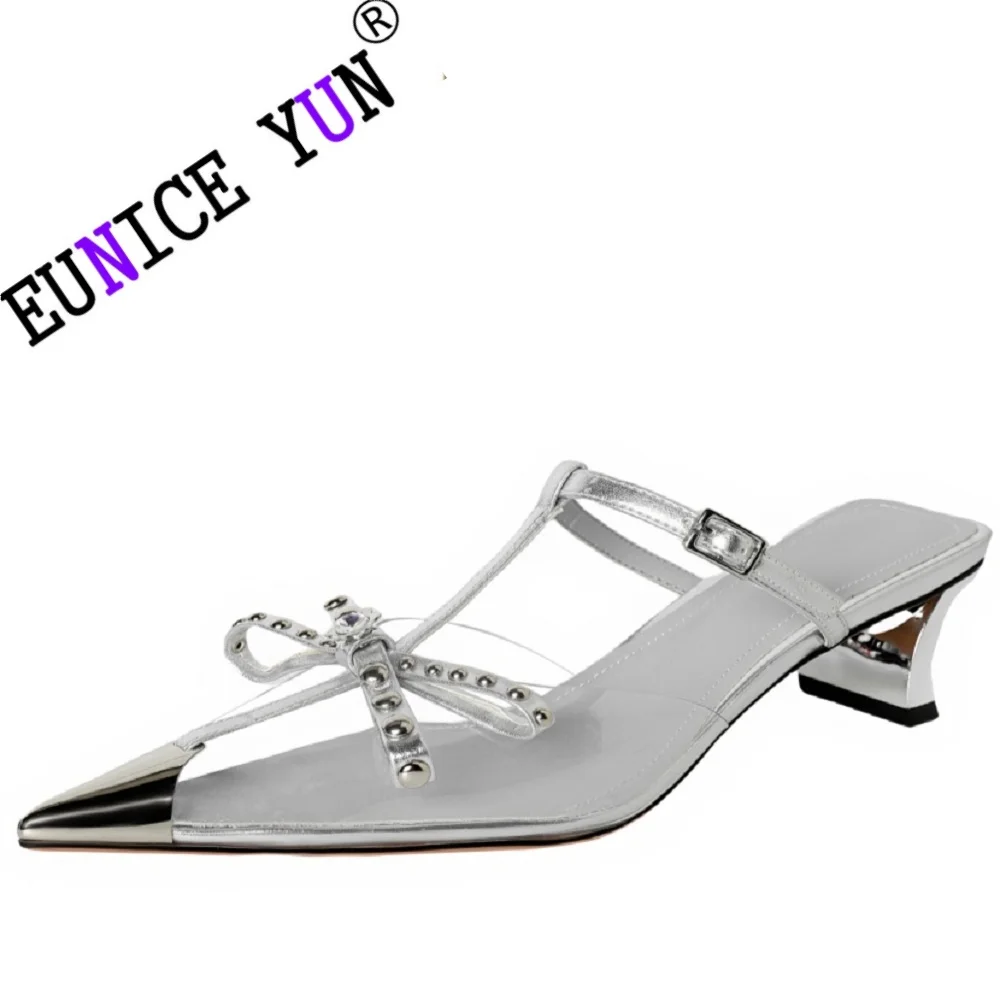 【EUNICE YUN】Detailing Women's Sandals Cross Buckle Thin Heel Mary Jane Single Shoes Versatile Stylish Ladies Slippers 34-40
【EUNICE YUN】Detailing Women's Sandals Cross Buckle Thin Heel Mary Jane Single Shoes Versatile Stylish Ladies Slippers 34-40
