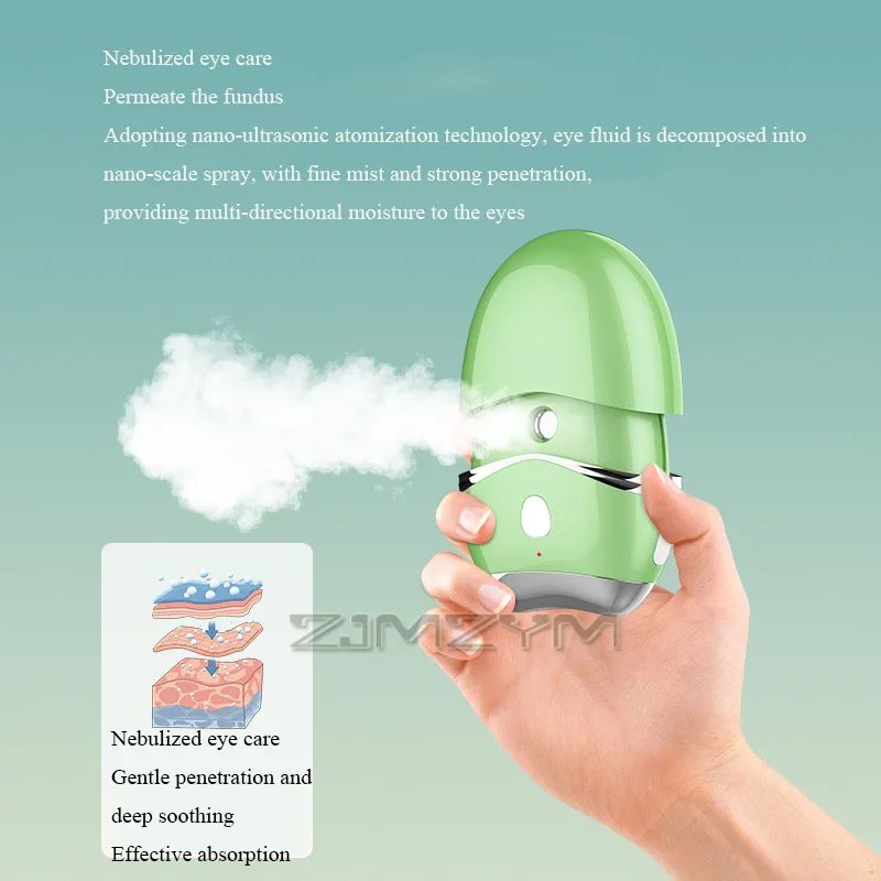 Nano Spray Eye Moisturizer Portable Eye Massager Electric Vibrating Essence Introducer Eye Sprayer For Relieve Eye Fatigue
Nano Spray Eye Moisturizer Portable Eye Massager Electric Vibrating Essence Introducer Eye Sprayer For Relieve Eye Fatigue