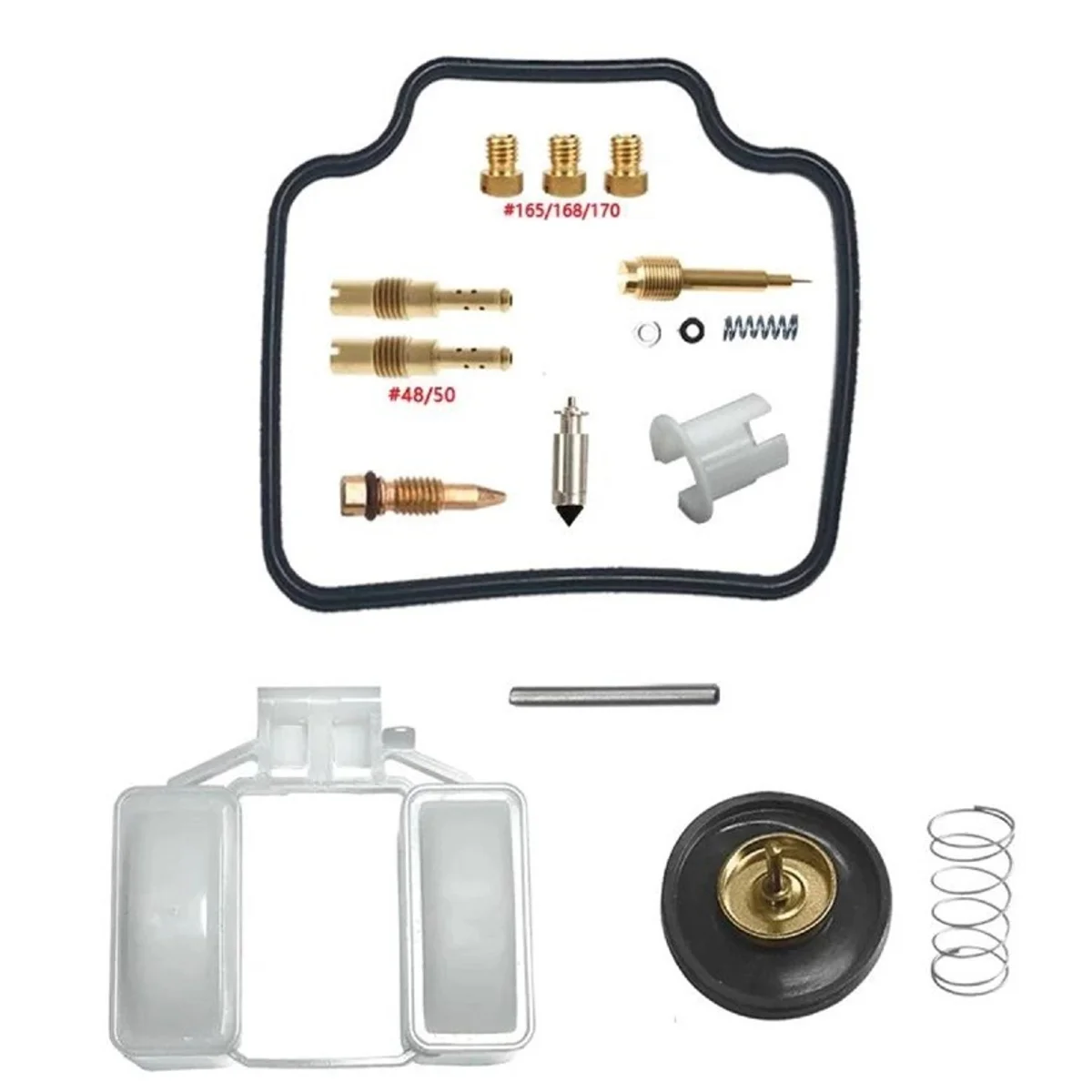 Carburetor Float Diaphragm Rebuild Kit For FMX650 650 Single Cylinder Bike
Carburetor Float Diaphragm Rebuild Kit For FMX650 650 Single Cylinder Bike