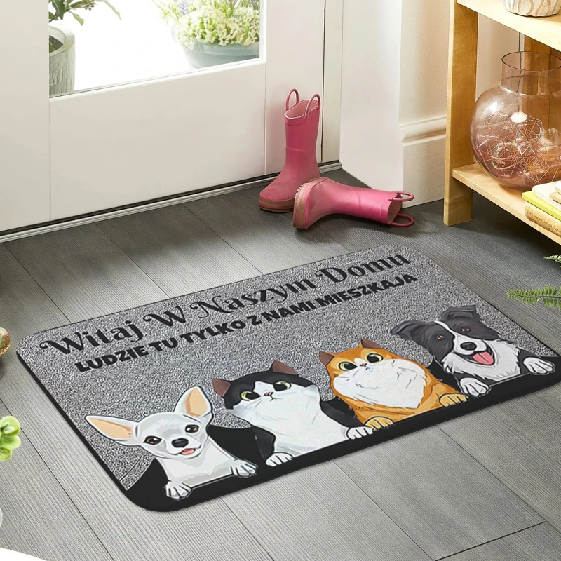 Cute Pet Doormat Entrance Door Living Room Bedroom Rug Interior Home Decor Items Kitchen Hallway Mat Living Room Floor Carpet
Cute Pet Doormat Entrance Door Living Room Bedroom Rug Interior Home Decor Items Kitchen Hallway Mat Living Room Floor Carpet
