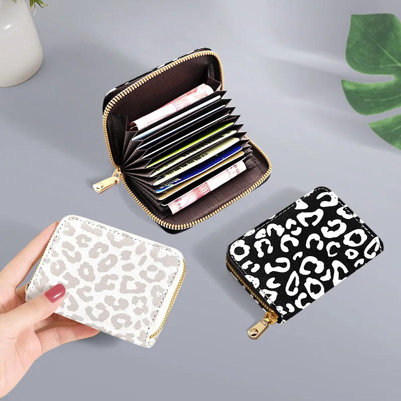 Leopard Print Card Bag, Women's Large-capacity Multi-function Credit Card Holder Card Holder High-end Sense Men's Zipper Wallet
Leopard Print Card Bag, Women's Large-capacity Multi-function Credit Card Holder Card Holder High-end Sense Men's Zipper Wallet