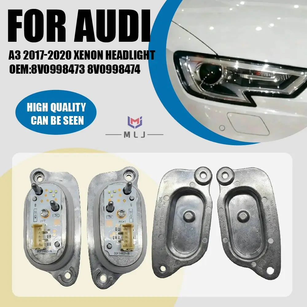 OEM 8V0998473 8V0998474 LED Headlight Daytime Running Light DRL Turn Signal Diode Control Module For Audi A3 S3 2017 2018
OEM 8V0998473 8V0998474 LED Headlight Daytime Running Light DRL Turn Signal Diode Control Module For Audi A3 S3 2017 2018