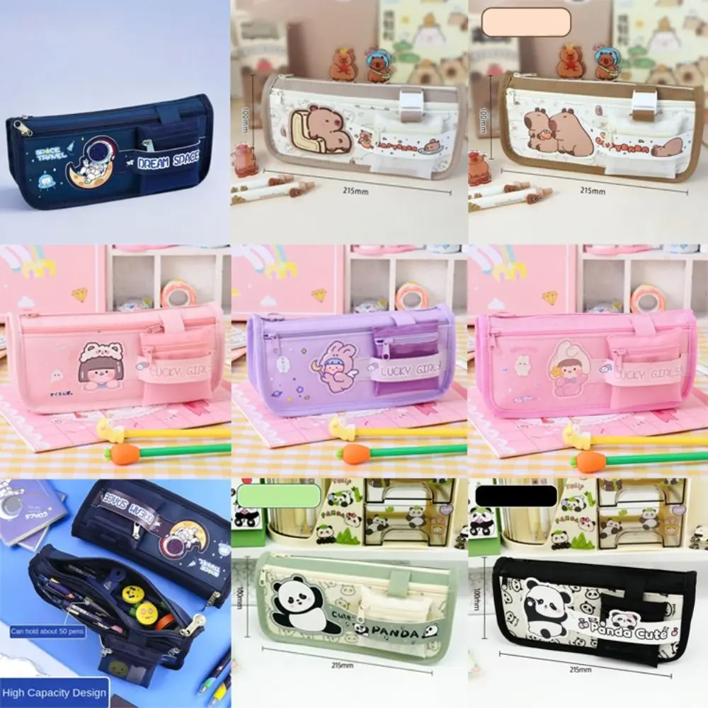 Kawaii Astronaut Panda Pen Bag Large Capacity Portable Pencil Case Zipper Canvas Pen Storage Bag Boy Girl Kid Gift
Kawaii Astronaut Panda Pen Bag Large Capacity Portable Pencil Case Zipper Canvas Pen Storage Bag Boy Girl Kid Gift