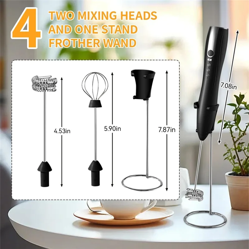 FORC-Frother Wand Перезаряжаемая, электрическая вспенивающая палочка Ручная кофеварка Пенная машина Подставка из нержавеющей стали
FORC-Frother Wand Перезаряжаемая, электрическая вспенивающая палочка Ручная кофеварка Пенная машина Подставка из нержавеющей стали