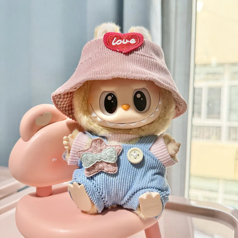 Kawaii 17 см кукла Лабу, одежда, декоративные плюшевые наряды, сделай сам, мультяшное игрушечное платье с изображением животных, шляпа, мягкая кукла, одежда, подарки
Kawaii 17 см кукла Лабу, одежда, декоративные плюшевые наряды, сделай сам, мультяшное игрушечное платье с изображением животных, шляпа, мягкая кукла, одежда, подарки