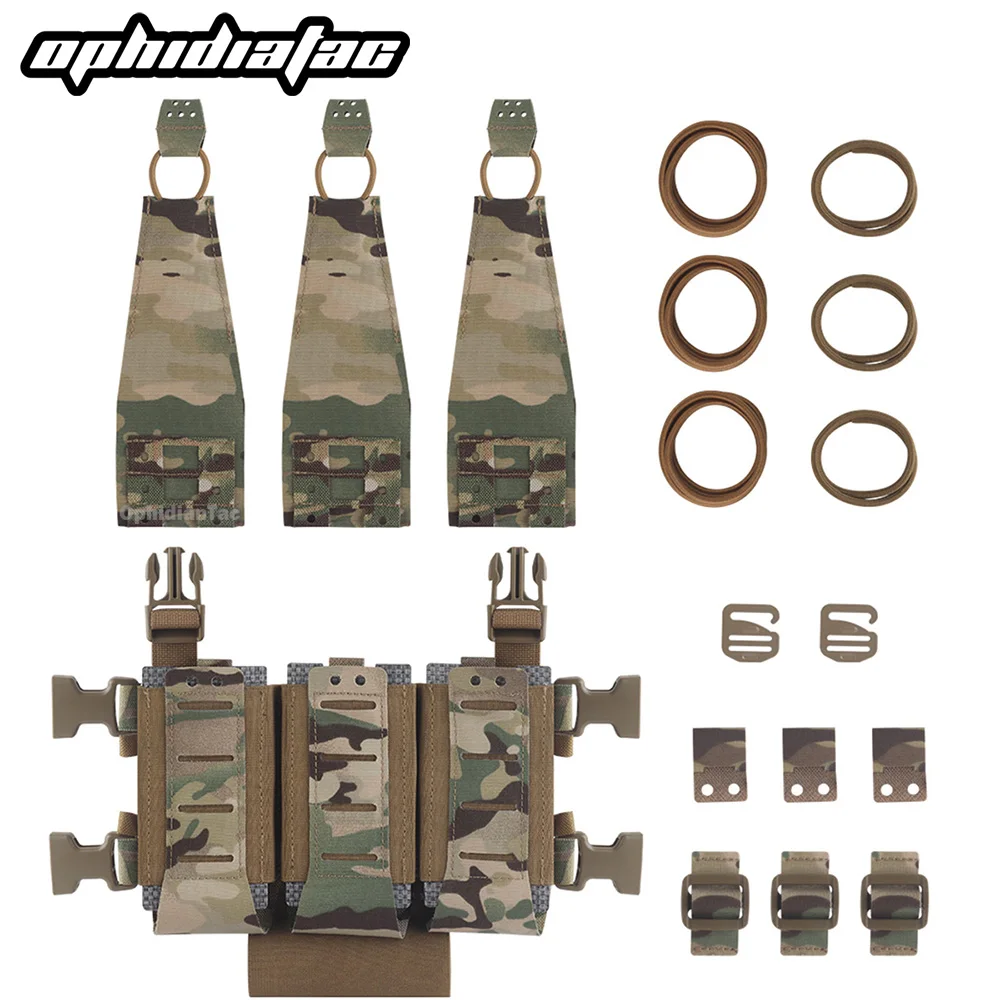 OPHIDIAN WG DIY Многофункциональная винтовка Пистолет-пулемет Тройной подсумок для журналов Крючок и петля Кобура для журналов Держатель инструмента Plat
OPHIDIAN WG DIY Многофункциональная винтовка Пистолет-пулемет Тройной подсумок для журналов Крючок и петля Кобура для журналов Держатель инструмента Plat