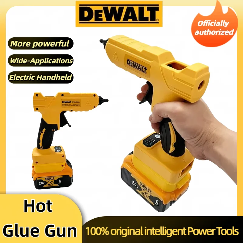 DeWalt Cordless Electric Hot Glue Gun 20V Battery-Powered DIY Handheld Repair Tool with Anti-Scald Nozzle for Home & Garden
DeWalt Cordless Electric Hot Glue Gun 20V Battery-Powered DIY Handheld Repair Tool with Anti-Scald Nozzle for Home & Garden