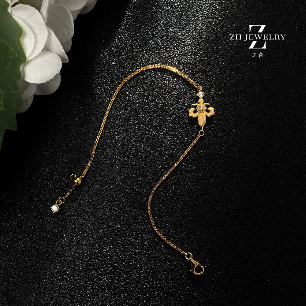 S925 sterling silver four-leaf clover brushed bracelet women's light luxury medium and ancient style cross adjustable bracelet
S925 sterling silver four-leaf clover brushed bracelet women's light luxury medium and ancient style cross adjustable bracelet