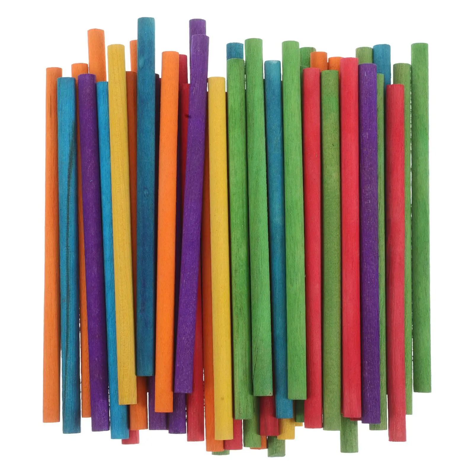 50 Pcs Sticks Jumbo Colorful Wooden Sticks Wooden Dowels For Crafts Craft Percussion Kids Music Toys Preschool Instruments
50 Pcs Sticks Jumbo Colorful Wooden Sticks Wooden Dowels For Crafts Craft Percussion Kids Music Toys Preschool Instruments