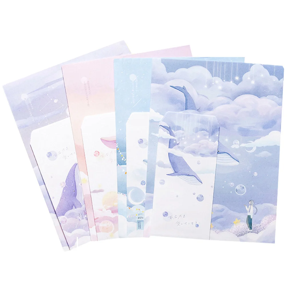 4 Sets Stationery Envelopes Fresh Style Note Paper Letter Simple Writing Colorful
4 Sets Stationery Envelopes Fresh Style Note Paper Letter Simple Writing Colorful