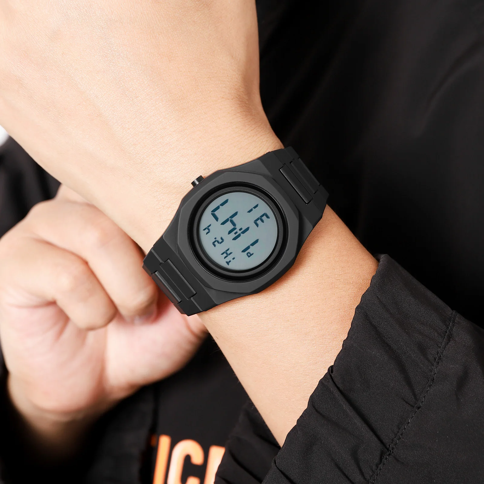 SKMEI 2613 Electric Digital Wristwatch 50M Waterproof W/ Protective Box Case EL Light Alarm Clock Date Week Countdown Timer
SKMEI 2613 Electric Digital Wristwatch 50M Waterproof W/ Protective Box Case EL Light Alarm Clock Date Week Countdown Timer