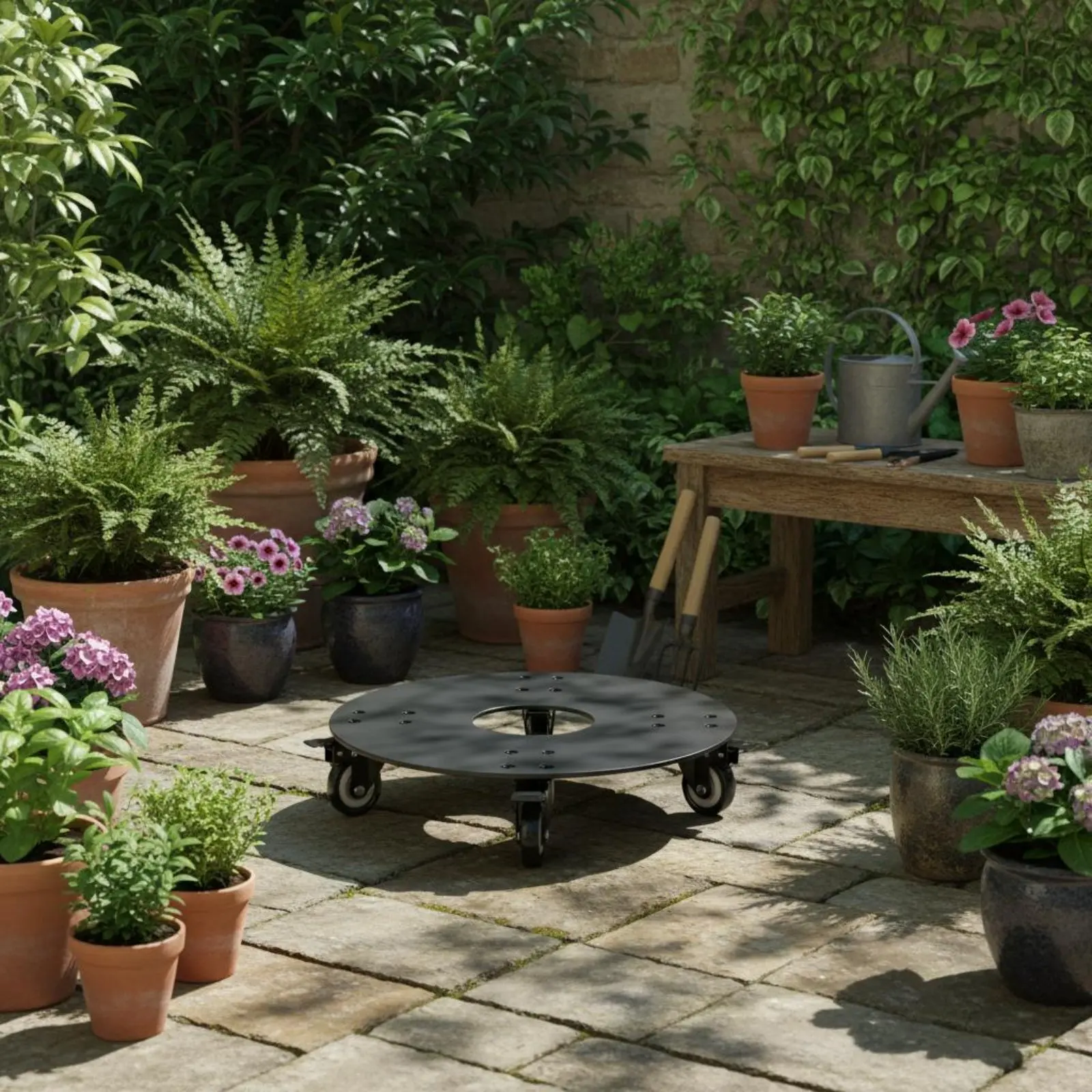 Передвижная подставка для растений с блокируемыми колесами, усиленная, для тяжелых нагрузок, грузоподъемность 500 фунтов, прочная основа для кашпо
Передвижная подставка для растений с блокируемыми колесами, усиленная, для тяжелых нагрузок, грузоподъемность 500 фунтов, прочная основа для кашпо