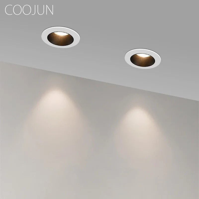 COOJUN Mini LED Spotlight Embedded 5W CRI 93 Living Room Bedroom Wall Washing Anti-Glare COB Ceiling Light Downlight Home Decor
COOJUN Mini LED Spotlight Embedded 5W CRI 93 Living Room Bedroom Wall Washing Anti-Glare COB Ceiling Light Downlight Home Decor