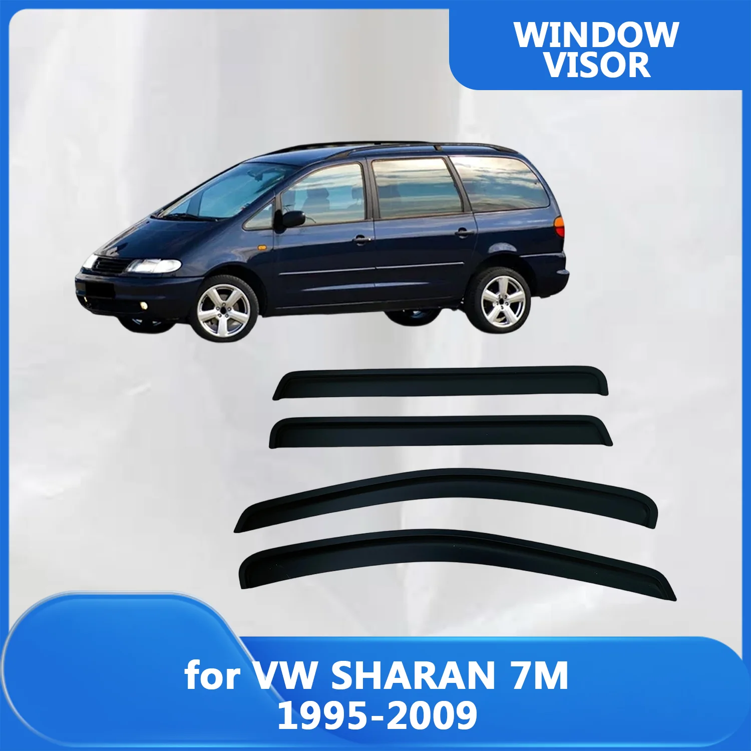 Window Visor for VW Volkswagen SHARAN 7M 1995-2001 2002 2003 2004 2005 2006 2007 2008 2009 Wind Deflectors Rain Guard Door Visor
Window Visor for VW Volkswagen SHARAN 7M 1995-2001 2002 2003 2004 2005 2006 2007 2008 2009 Wind Deflectors Rain Guard Door Visor