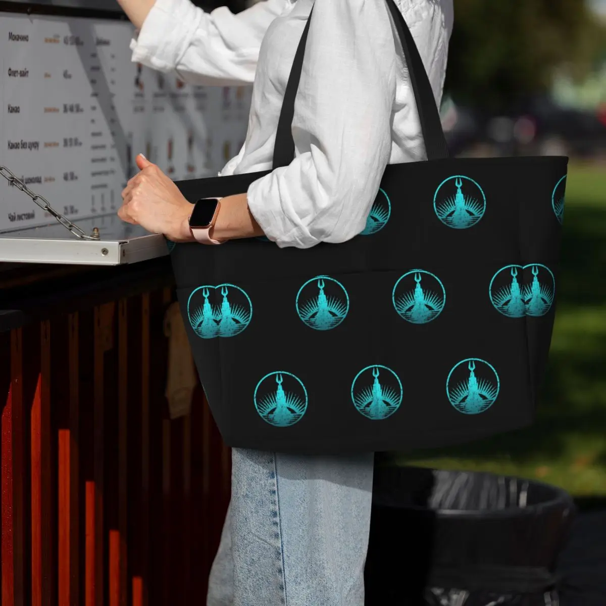 Bioshock Rapture Teal Faded Beach Tote Bag Sport Gym Yoga Duffle Large Tote Bag Women Travel Bag Fitness bag
Bioshock Rapture Teal Faded Beach Tote Bag Sport Gym Yoga Duffle Large Tote Bag Women Travel Bag Fitness bag