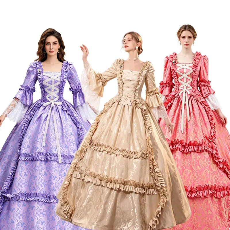 18th Century Rococo Baroque Ball Gown Victorian Marie Antoinette Dress Royal Women Party Costume Adult Halloween Outfit
18th Century Rococo Baroque Ball Gown Victorian Marie Antoinette Dress Royal Women Party Costume Adult Halloween Outfit