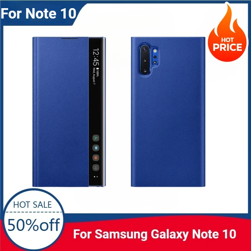 Smart Sleep Awake Flip Case For Samsung Galaxy Note 10 Plus Note10+ Window View Free-flip Smart Chip Cover For Samsung Note 10
Smart Sleep Awake Flip Case For Samsung Galaxy Note 10 Plus Note10+ Window View Free-flip Smart Chip Cover For Samsung Note 10