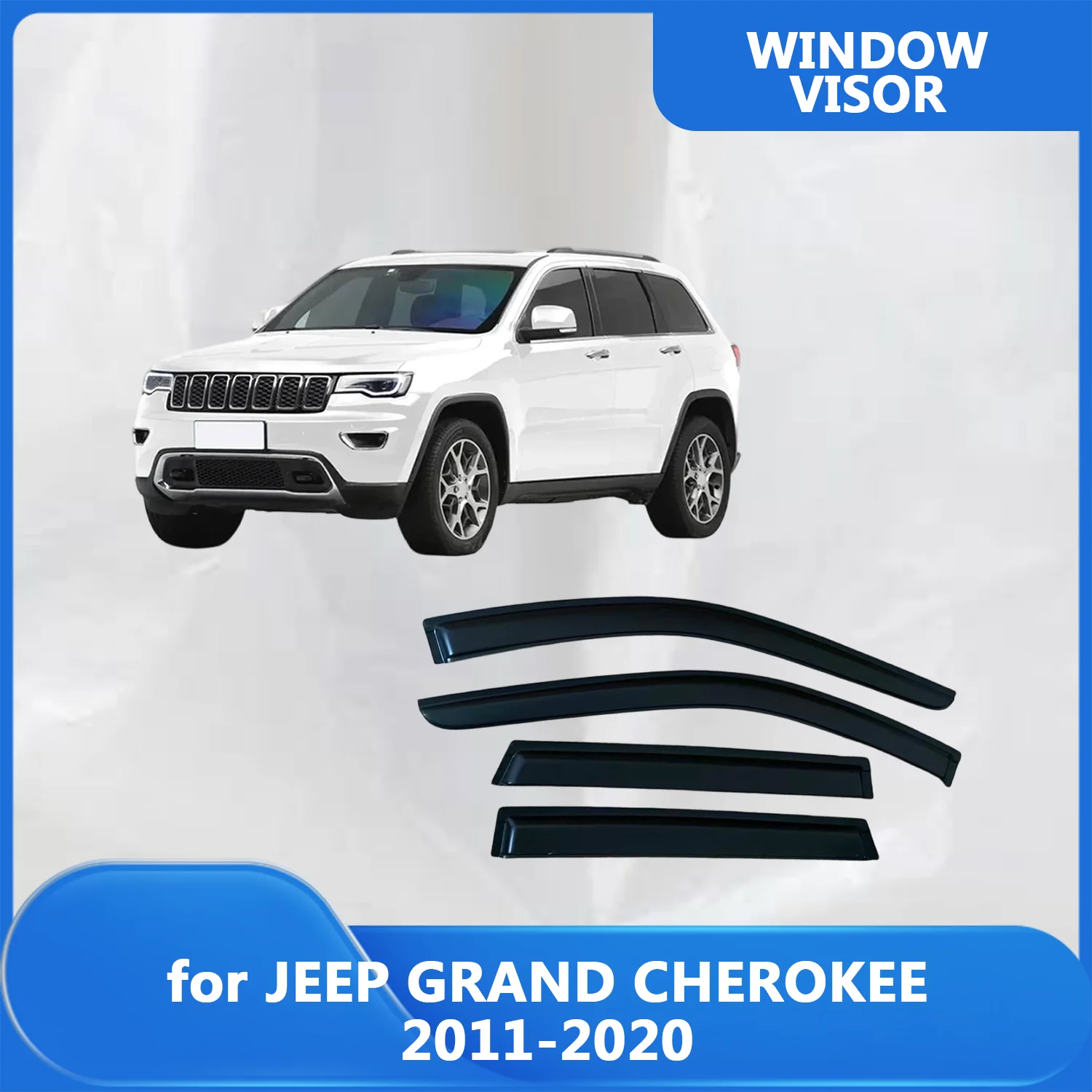 Window Visor for JEEP GRAND CHEROKEE 2011 2012 2013 2014 2015 2016-2020 Wind Deflectors Rain Guards Door Visor Vent Shades Rain
Window Visor for JEEP GRAND CHEROKEE 2011 2012 2013 2014 2015 2016-2020 Wind Deflectors Rain Guards Door Visor Vent Shades Rain