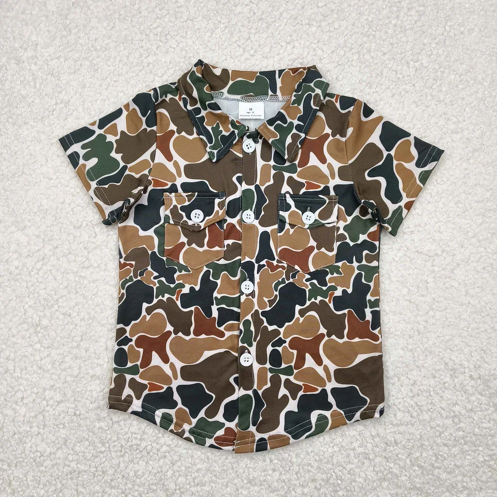 Hunting Camo Buttons Kids Boys Shirt
Hunting Camo Buttons Kids Boys Shirt