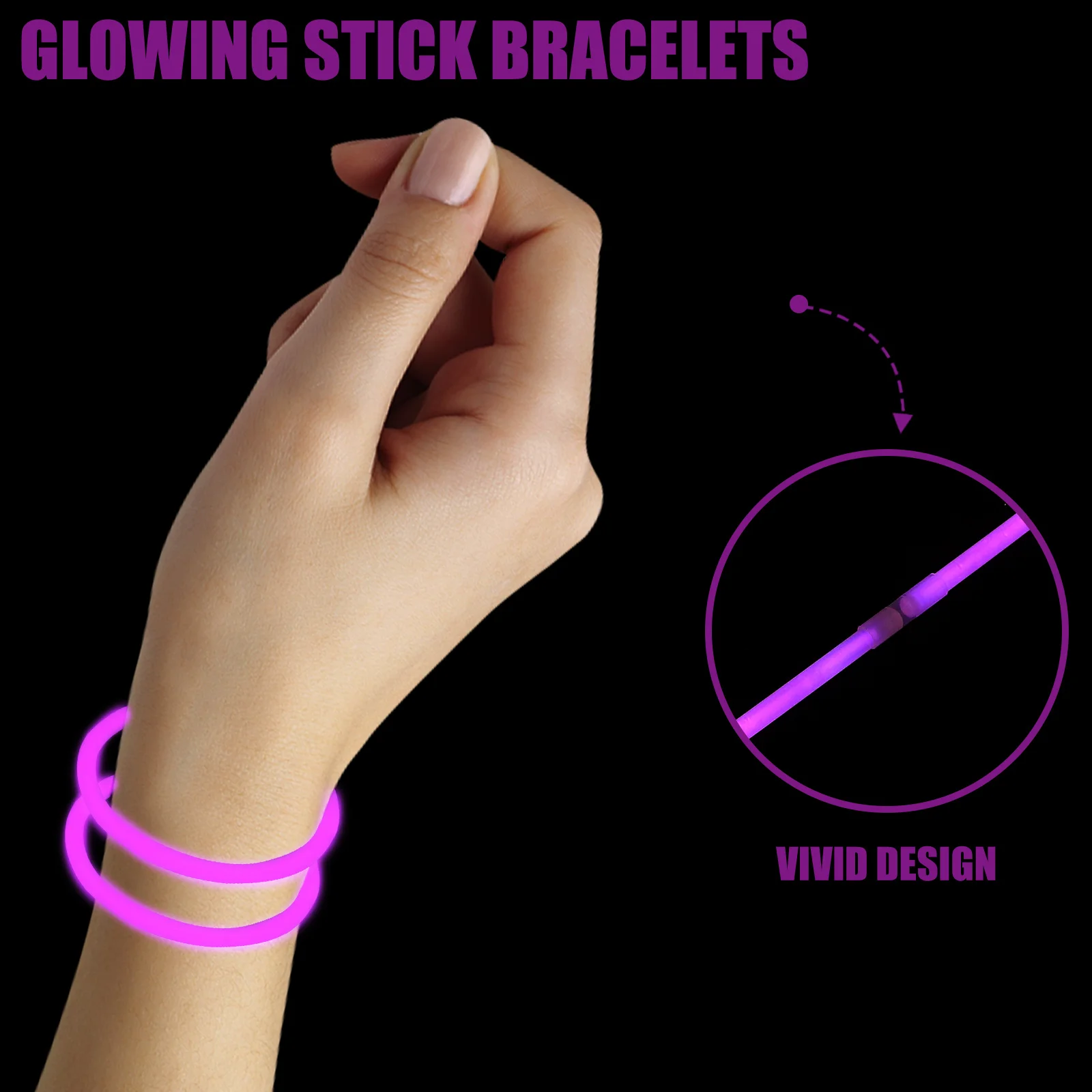 100pcs Glow Sticks Bracelets Party Supplies Fluorescent Light Up Favors Kids Glowing Plaything Bulk Luminous Photo Prop Mini
100pcs Glow Sticks Bracelets Party Supplies Fluorescent Light Up Favors Kids Glowing Plaything Bulk Luminous Photo Prop Mini