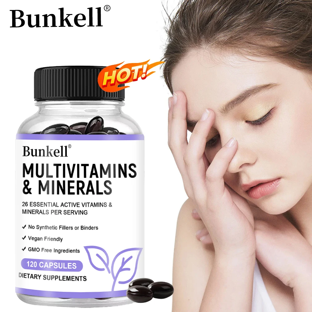 Multivitamin Capsules - with Vitamin & Mineral - Energy, Prostate, Skin and Eye Health Immune Support for Women and Men
Multivitamin Capsules - with Vitamin & Mineral - Energy, Prostate, Skin and Eye Health Immune Support for Women and Men