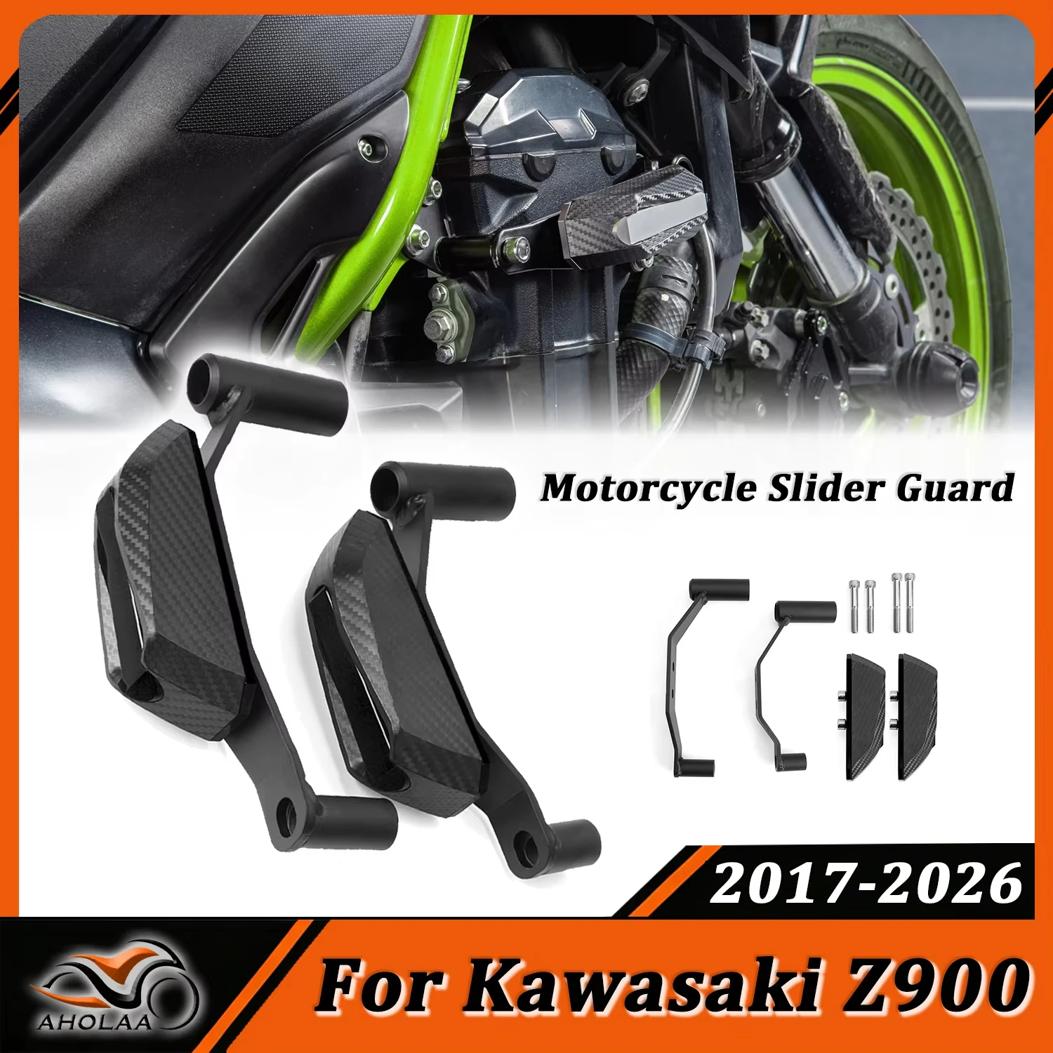 For Kawasaki Z 900 Z900 2017-2026 Motorcycle Slider Stator Guard Engine Cover Crash Pads Frame Protectors Accessories Parts
For Kawasaki Z 900 Z900 2017-2026 Motorcycle Slider Stator Guard Engine Cover Crash Pads Frame Protectors Accessories Parts