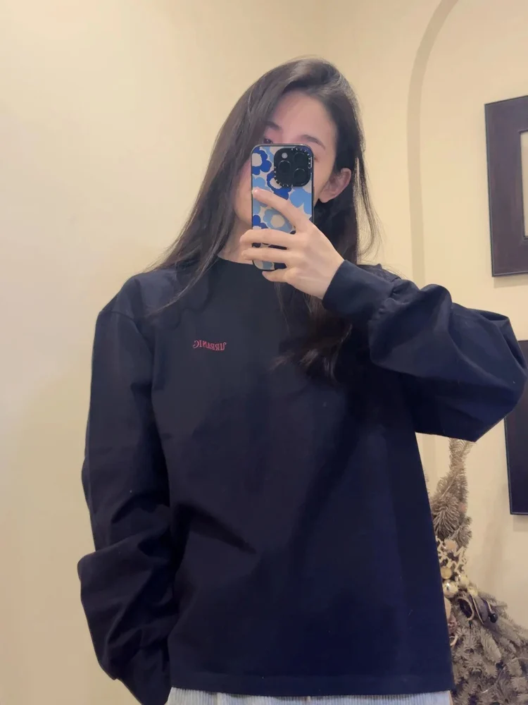 Cisas Print Long Sve T-irt Women's Loose Fun Pattern Casual Versatile Top Cisas Theme Ladies' Tee
Cisas Print Long Sve T-irt Women's Loose Fun Pattern Casual Versatile Top Cisas Theme Ladies' Tee