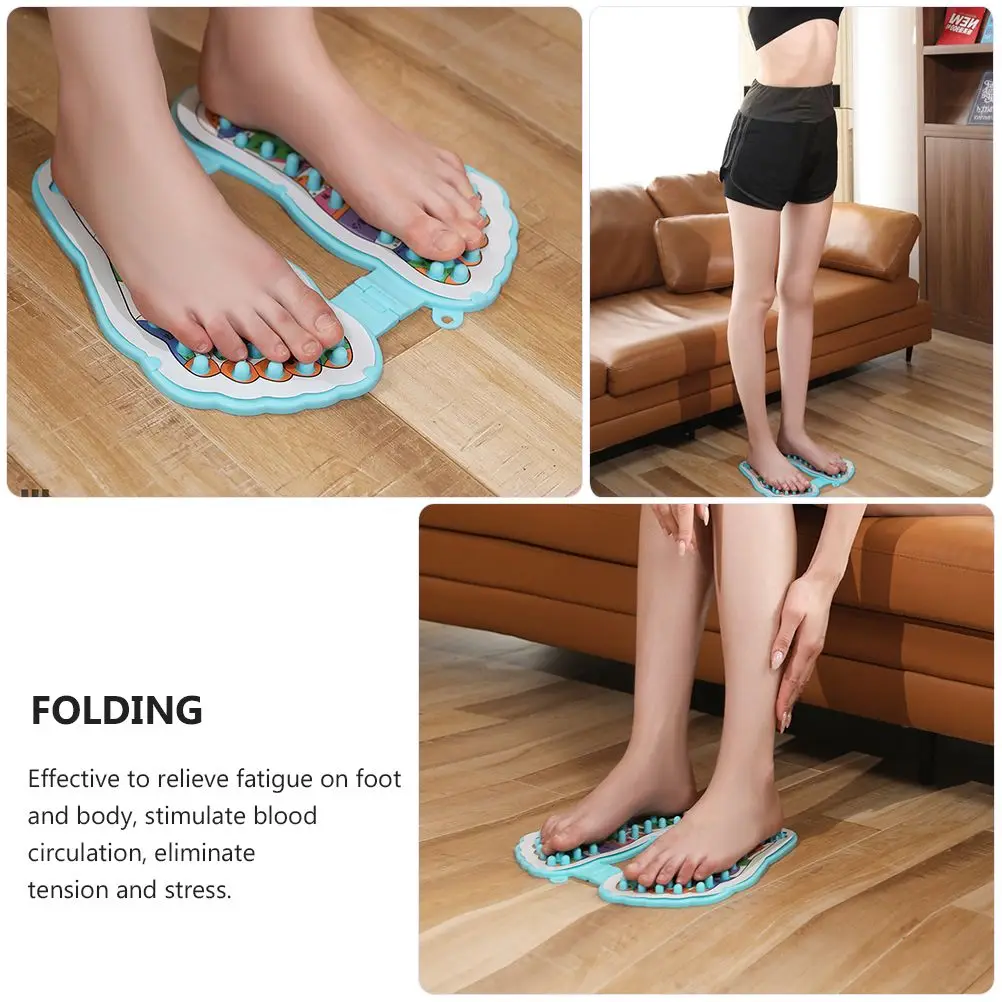 Foot Massage Mat Acupressure Plate Reflexology Massager Non Slip TPE Foldable Portable Stimulation Circulation
Foot Massage Mat Acupressure Plate Reflexology Massager Non Slip TPE Foldable Portable Stimulation Circulation