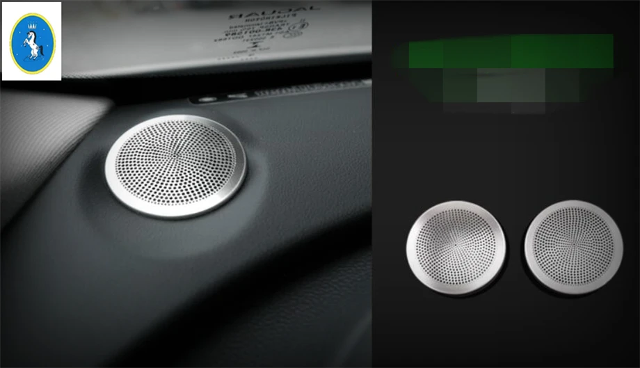 Auto Accessories Front Side Stereo Speaker Audio Sound Decor Ring Cover Trim 2 Pcs Fit For Jaguar XF / XE 2016 2017 2018 2019
Auto Accessories Front Side Stereo Speaker Audio Sound Decor Ring Cover Trim 2 Pcs Fit For Jaguar XF / XE 2016 2017 2018 2019
