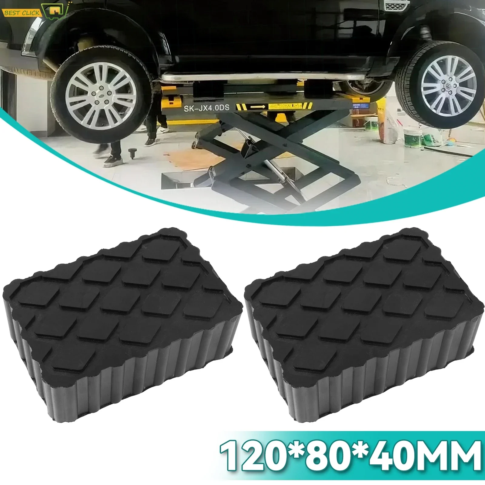 2Pcs Shock-Absorbing Elastic Rubber Jack Pad Blocks Support Accessories For Car Lifting Jack Equipment
2Pcs Shock-Absorbing Elastic Rubber Jack Pad Blocks Support Accessories For Car Lifting Jack Equipment