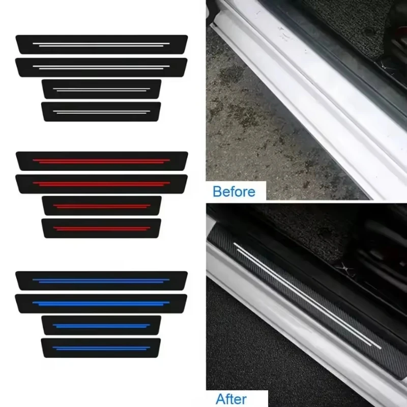 Universal Carbon Fiber Door Threshold Protector Protector Threshold Sticker Pedal Durable Decorative Car Sticker Accessories
Universal Carbon Fiber Door Threshold Protector Protector Threshold Sticker Pedal Durable Decorative Car Sticker Accessories