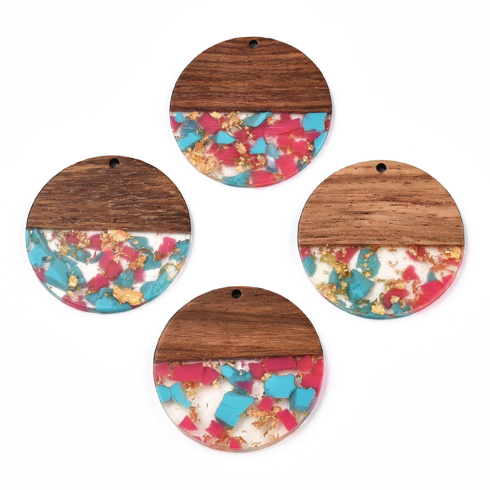 20pcs Resin & Wood Pendants Flat Round Charms Colorful for Jewelry Making DIY Bracelet Necklace Earring Craft Supplies
20pcs Resin & Wood Pendants Flat Round Charms Colorful for Jewelry Making DIY Bracelet Necklace Earring Craft Supplies