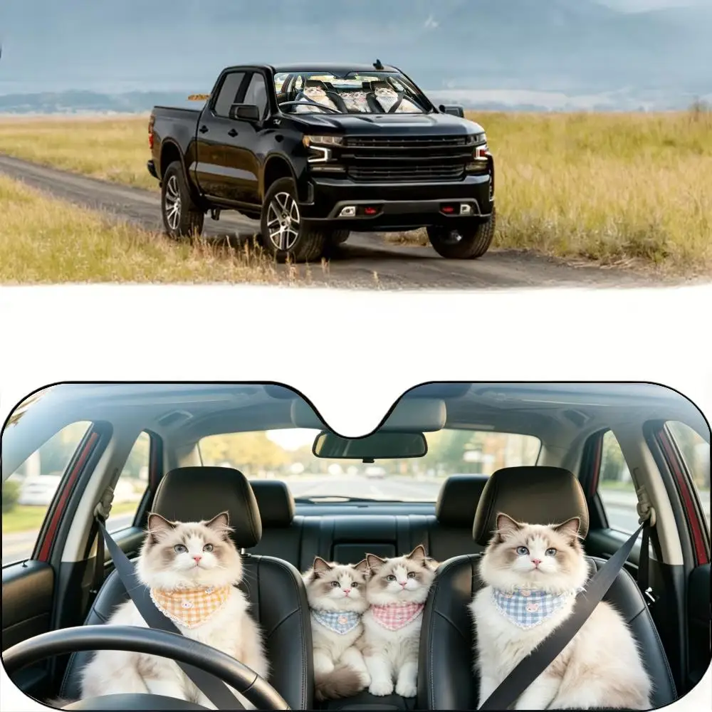 Ragdoll Driving Sun Visor Reusable Aluminum Foil Windshield UV Protection Heat Insulation Cover Foldable Sun Visor Shade
Ragdoll Driving Sun Visor Reusable Aluminum Foil Windshield UV Protection Heat Insulation Cover Foldable Sun Visor Shade