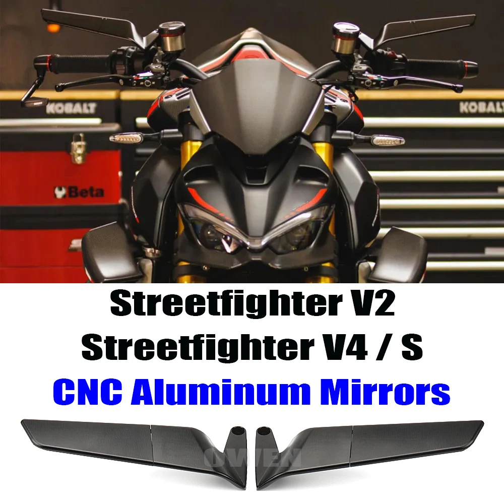 Мотоциклетные Зеркала для Ducati Streetfighter V2 STREETFIGHTER V4 V4S Stealth Winglets, зеркальные Регулируемые зеркала, зеркала для крыльев
Мотоциклетные Зеркала для Ducati Streetfighter V2 STREETFIGHTER V4 V4S Stealth Winglets, зеркальные Регулируемые зеркала, зеркала для крыльев