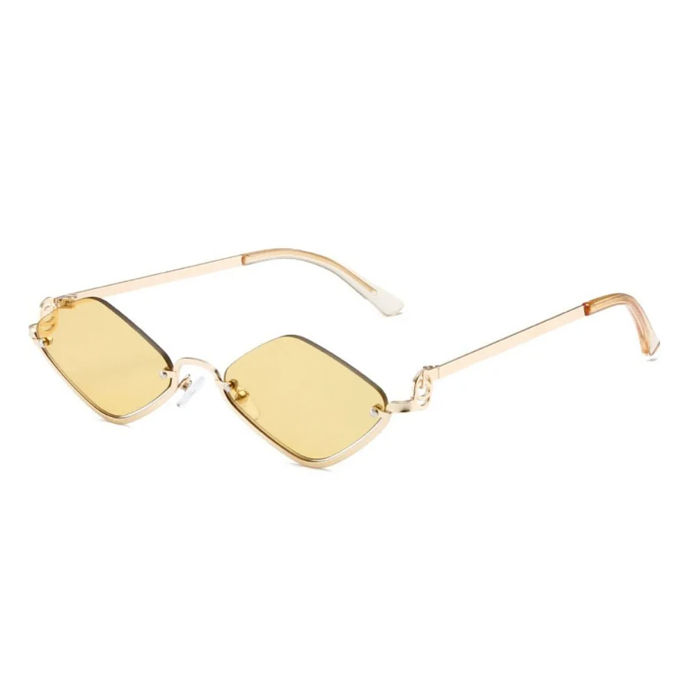 UV400 Rhombus Sunglasses UV Protection Eyewear UV Resistant Cycling Glass Cat Eye Shades Metal Half Frame Polygonal Sunglasses
UV400 Rhombus Sunglasses UV Protection Eyewear UV Resistant Cycling Glass Cat Eye Shades Metal Half Frame Polygonal Sunglasses