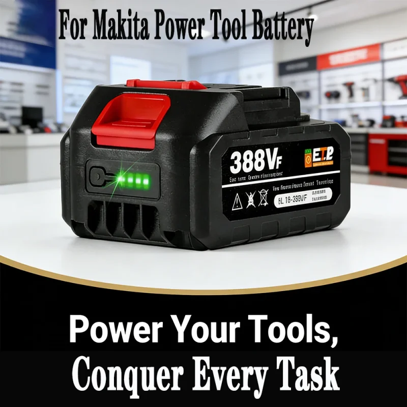21V 6000mAh High Capacity Rechargeable Battery Compatible for Makita BL1830 BL1830B BL1840 BL1840B BL1850 BL1850B Power Tools
21V 6000mAh High Capacity Rechargeable Battery Compatible for Makita BL1830 BL1830B BL1840 BL1840B BL1850 BL1850B Power Tools