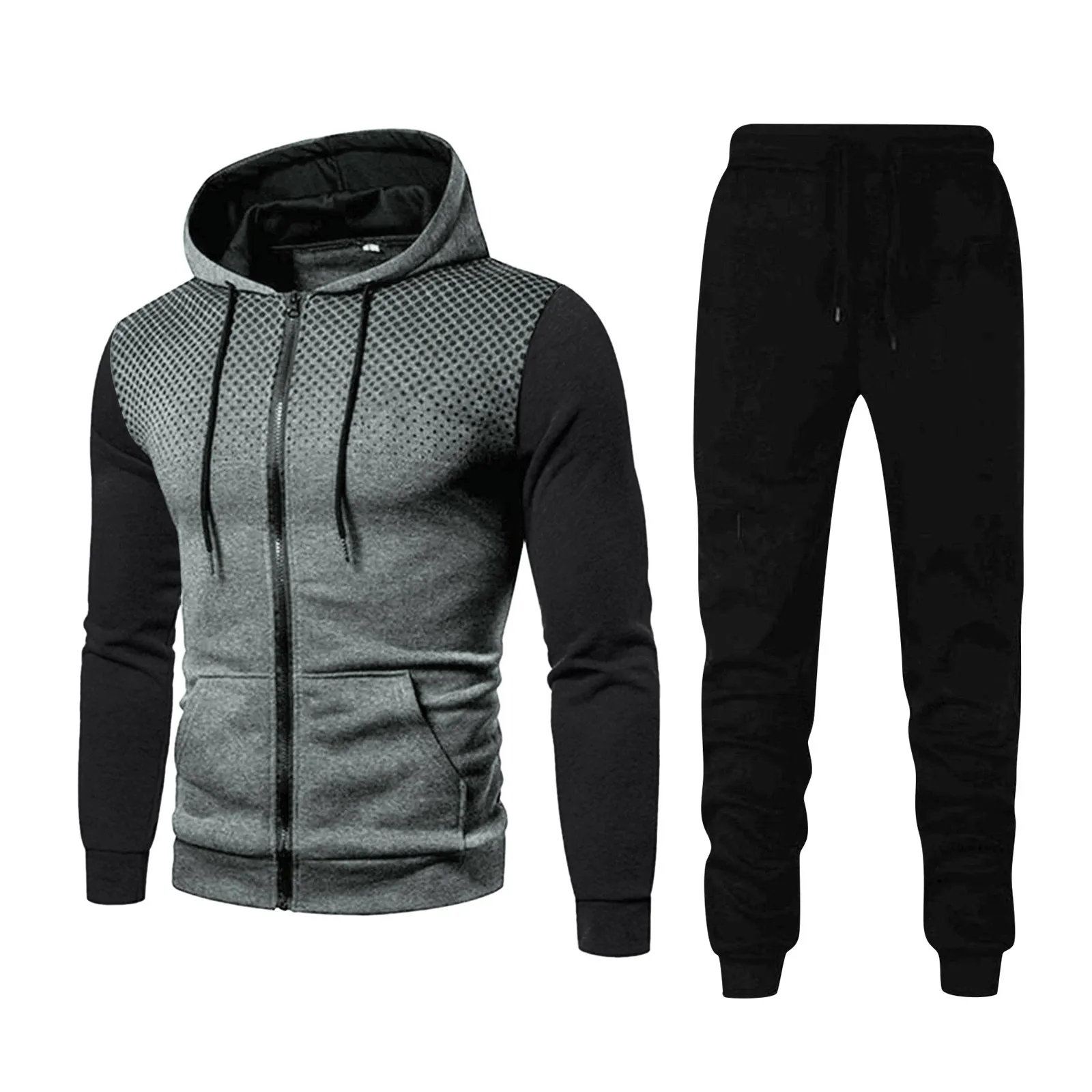Simplicity Sport Men'S Jogger Suit Autumn And Winter Comfort Warm Hoodies And Pants Outdoor Zipper Athletic Suit Plus Size
Simplicity Sport Men'S Jogger Suit Autumn And Winter Comfort Warm Hoodies And Pants Outdoor Zipper Athletic Suit Plus Size