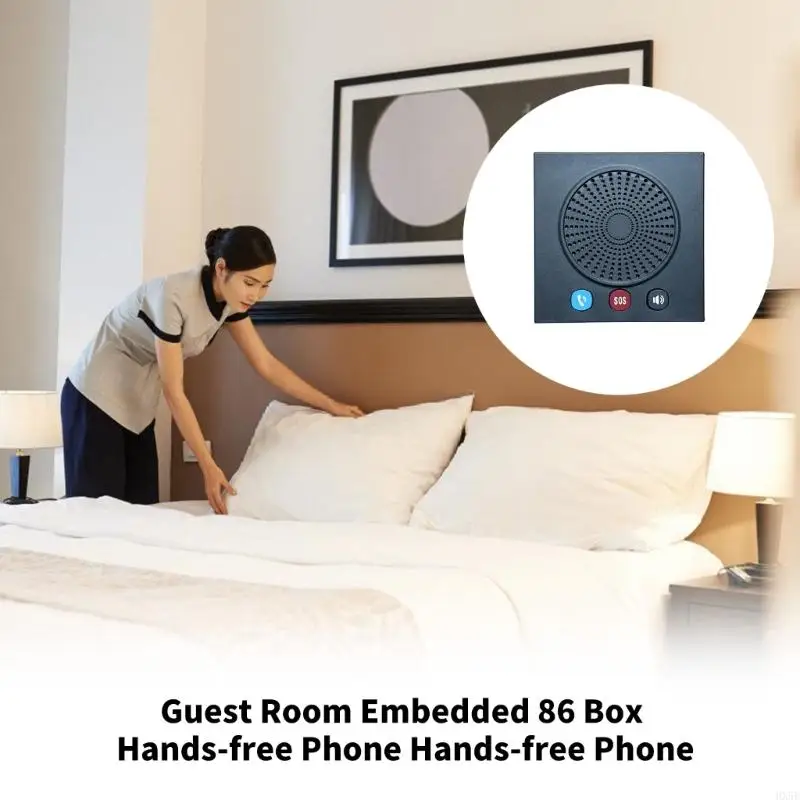 Modern Embedded 86 Box Panel Bathroom Telephone With Speakerphone Easy Installation For Business Meetings Guest Room HX5E
Modern Embedded 86 Box Panel Bathroom Telephone With Speakerphone Easy Installation For Business Meetings Guest Room HX5E