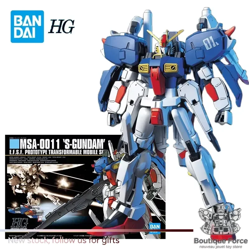 Bandai Gundam MSA-0011 S Gundam Action Figure HGUC 1/144 Mobile Suit Model Kit Z Gundam Toy for Boys Collectible Gift
Bandai Gundam MSA-0011 S Gundam Action Figure HGUC 1/144 Mobile Suit Model Kit Z Gundam Toy for Boys Collectible Gift
