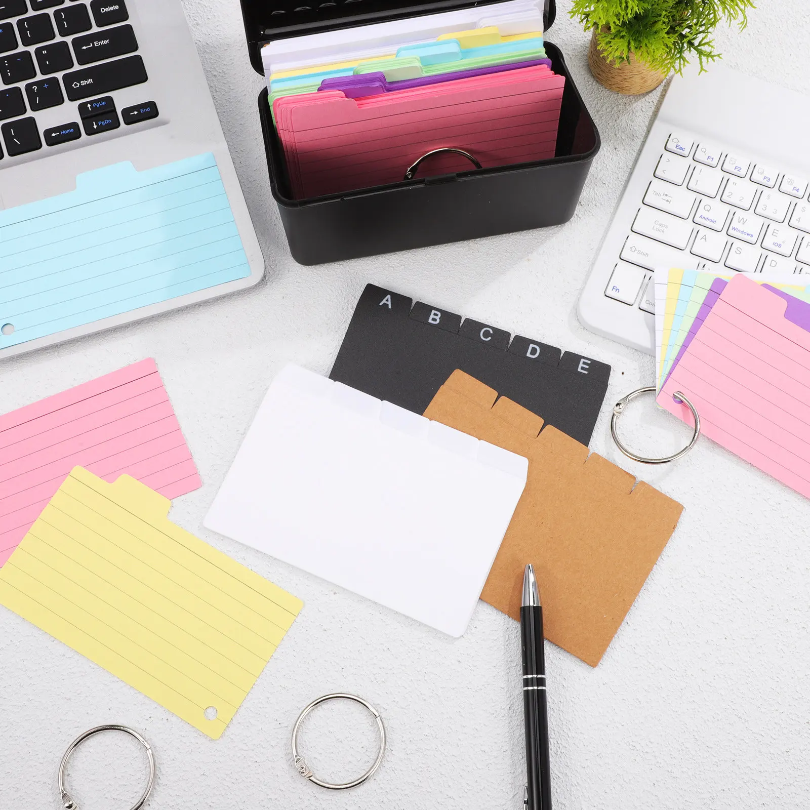 Набор из 1 компактного настольного органайзера для карточек: разноцветный футляр для индексных карточек, блокнотов и флеш-карт для учебы
Набор из 1 компактного настольного органайзера для карточек: разноцветный футляр для индексных карточек, блокнотов и флеш-карт для учебы