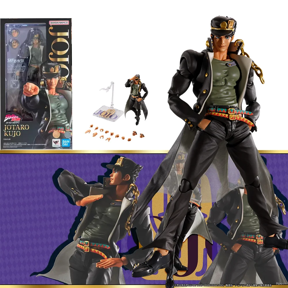 In Stock BANDAI SHFiguarts Jojos Bizarre Adventure Jotaro Kujo Figure Anime Action Model Toy Desktop decorations gifts
In Stock BANDAI SHFiguarts Jojos Bizarre Adventure Jotaro Kujo Figure Anime Action Model Toy Desktop decorations gifts
