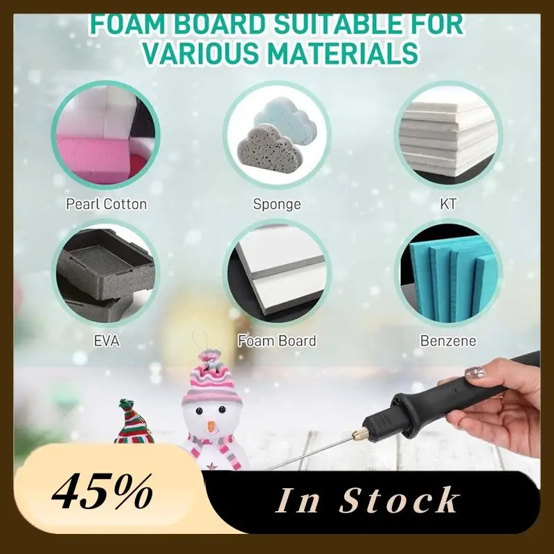 A78K New 5-In-1 Hot Foam Cutterfoam Cutter Machine Pen Tools Kit With 110-240V/0-28W Digital Voltage Controller Electric US Plug
A78K New 5-In-1 Hot Foam Cutterfoam Cutter Machine Pen Tools Kit With 110-240V/0-28W Digital Voltage Controller Electric US Plug