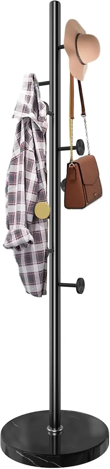 Modern Metal Coat Rack Stand, Coat Rack Freestanding with Natural Marble Base, Sturdy Heavy Duty Coat Racks with 8 Hooks
Modern Metal Coat Rack Stand, Coat Rack Freestanding with Natural Marble Base, Sturdy Heavy Duty Coat Racks with 8 Hooks