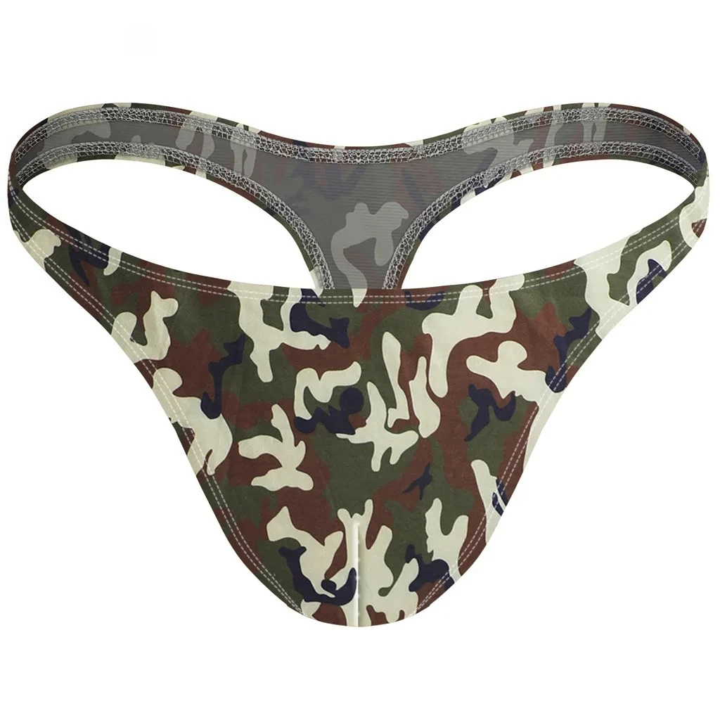 Мужские камуфляжные стринги с Т-образной спинкой, хлопковые дышащие трусы с открытой спиной, гей-трусы с низкой посадкой, U-образный выпуклый чехол, стринги, нижнее белье размера Fress
Мужские камуфляжные стринги с Т-образной спинкой, хлопковые дышащие трусы с открытой спиной, гей-трусы с низкой посадкой, U-образный выпуклый чехол, стринги, нижнее белье размера Fress
