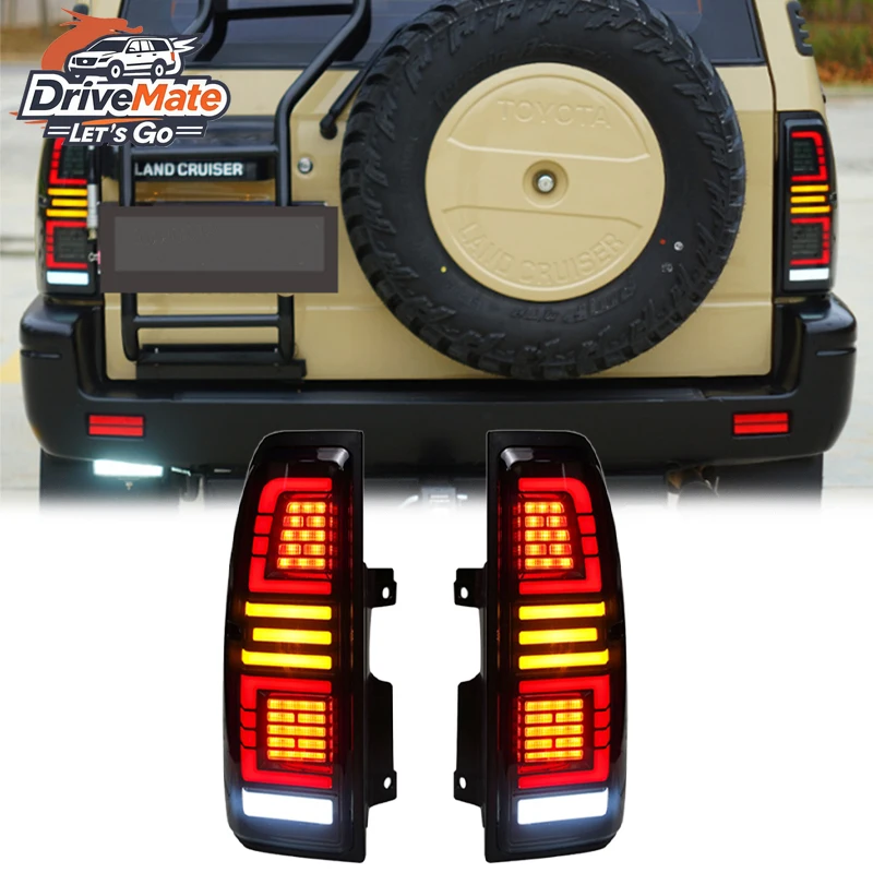 High Quality LED Taillight Assembly Suitable for Toyota Prado Land Cruiser LC90 LC95 1996-2002 Modified Tail Lamp 96-02
High Quality LED Taillight Assembly Suitable for Toyota Prado Land Cruiser LC90 LC95 1996-2002 Modified Tail Lamp 96-02