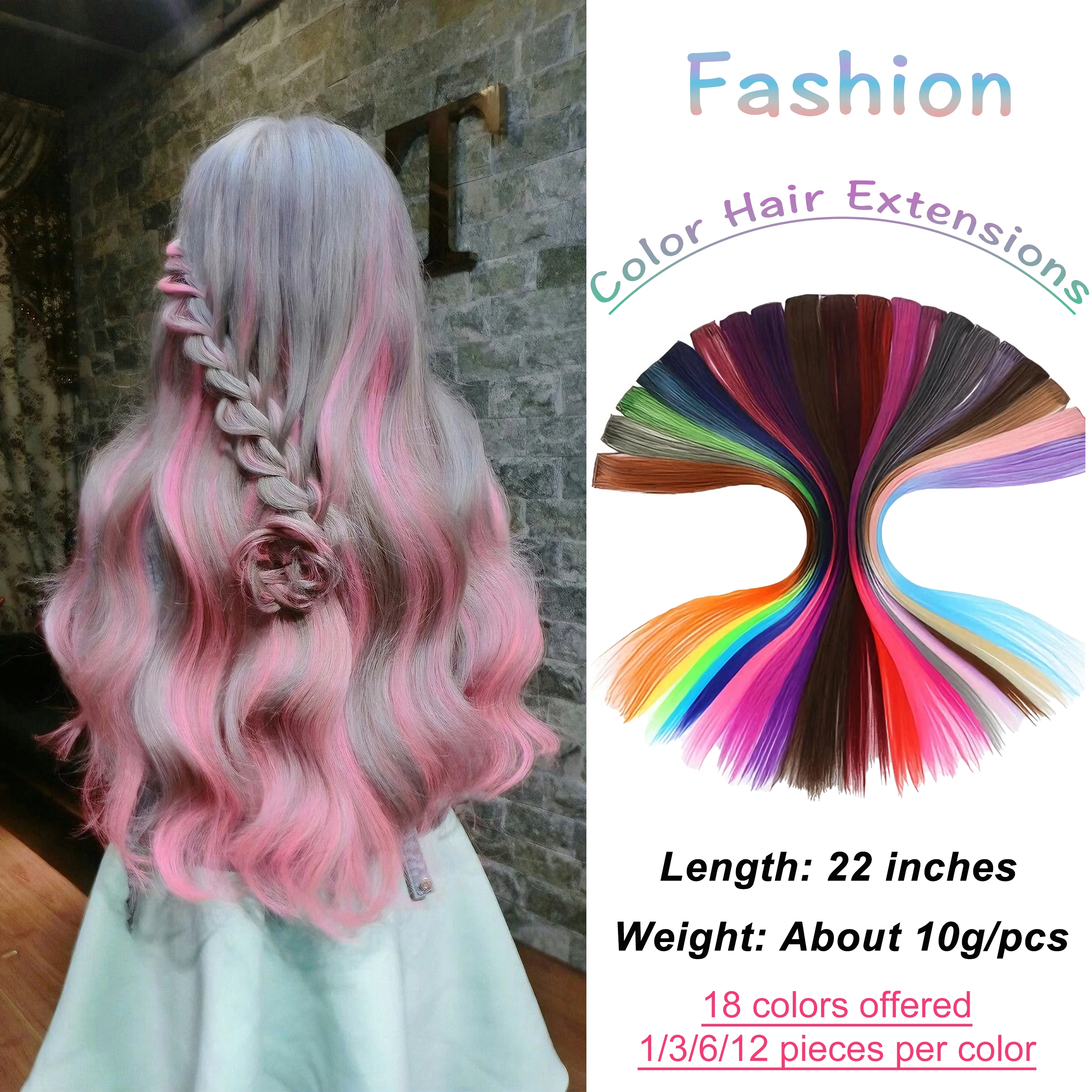 Wigundle Synthetic Long Straight Hair Extension Rainbow Colorful Hairpiece Hairpiece For Women and Girl Everyday Hair Look
Wigundle Synthetic Long Straight Hair Extension Rainbow Colorful Hairpiece Hairpiece For Women and Girl Everyday Hair Look