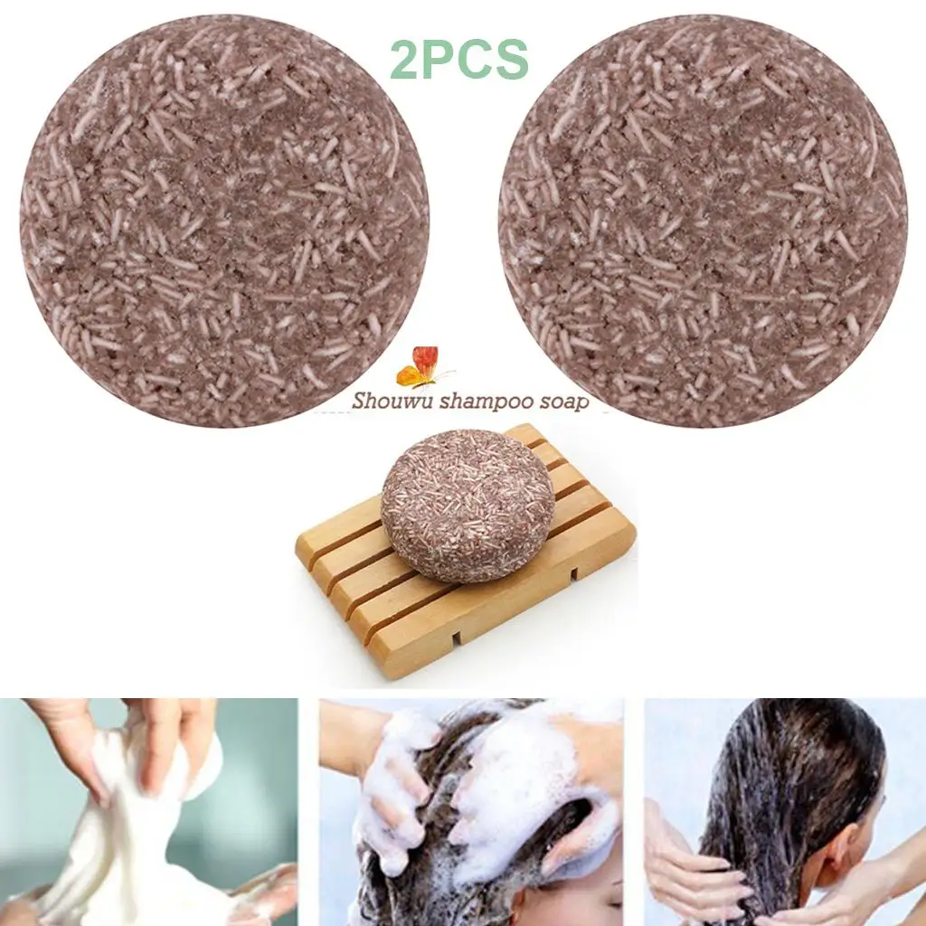 2pcs Polygonum Multiflorum Solid Shampoo Eco-Friendly Nourishing Hair Soap Hair Growth Organic Shampoo Soap Bar
2pcs Polygonum Multiflorum Solid Shampoo Eco-Friendly Nourishing Hair Soap Hair Growth Organic Shampoo Soap Bar