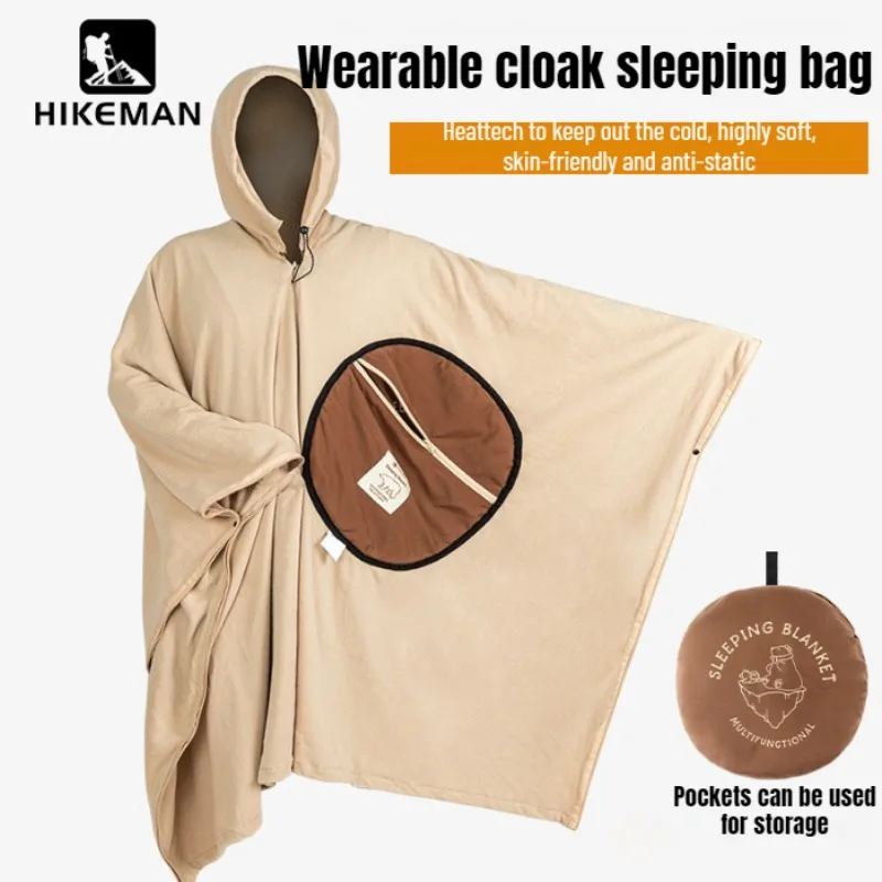 Multi-purpose Cape Sleeping Bag Outdoor Camping Fleece Travel Sleeping Bag Warm Wearable Adult Cape Sleeping Bag
Multi-purpose Cape Sleeping Bag Outdoor Camping Fleece Travel Sleeping Bag Warm Wearable Adult Cape Sleeping Bag