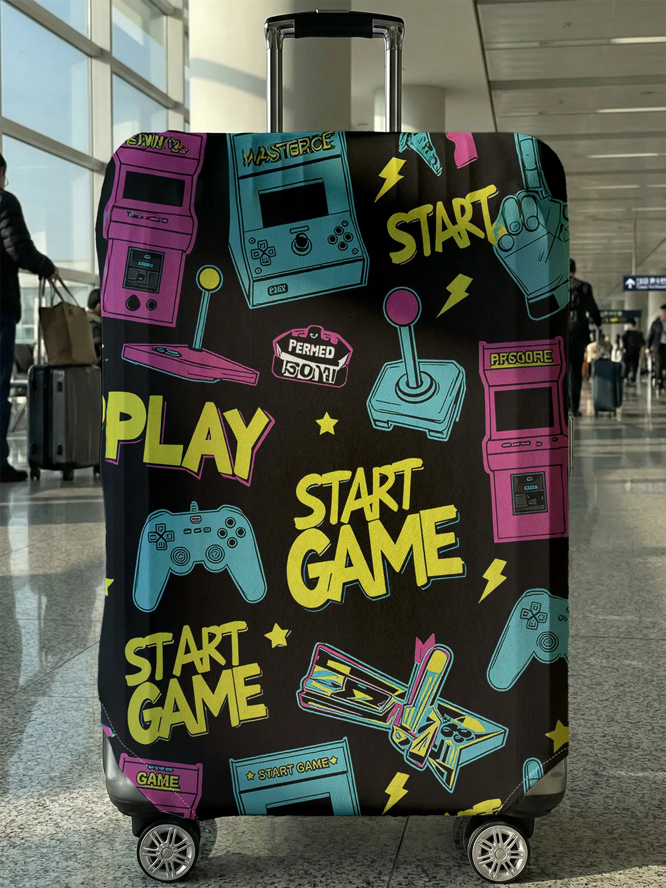 Чехол для багажа с принтом «Retro Game Console START GAME», подходит для чемоданов 18-32 дюймов, чехол на ручку чемодана, дорожные аксессуары
Чехол для багажа с принтом «Retro Game Console START GAME», подходит для чемоданов 18-32 дюймов, чехол на ручку чемодана, дорожные аксессуары