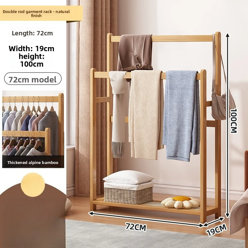 Stable Double pole hanger household simple floor multi-functional coat rack bedroom storage rack
Stable Double pole hanger household simple floor multi-functional coat rack bedroom storage rack